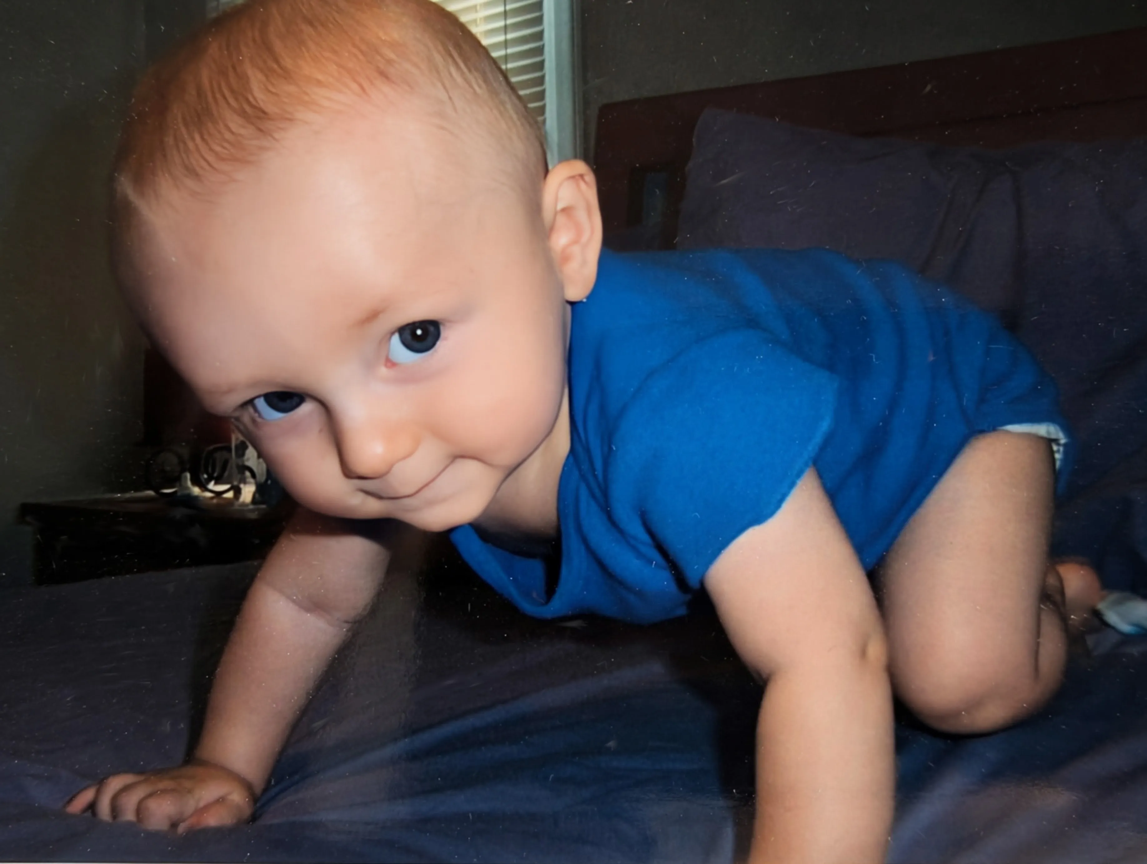 Here's Nicholas as a baby, whose nickname “Nickel Buddy” inspired the name for Michael Barnes’ game studio.