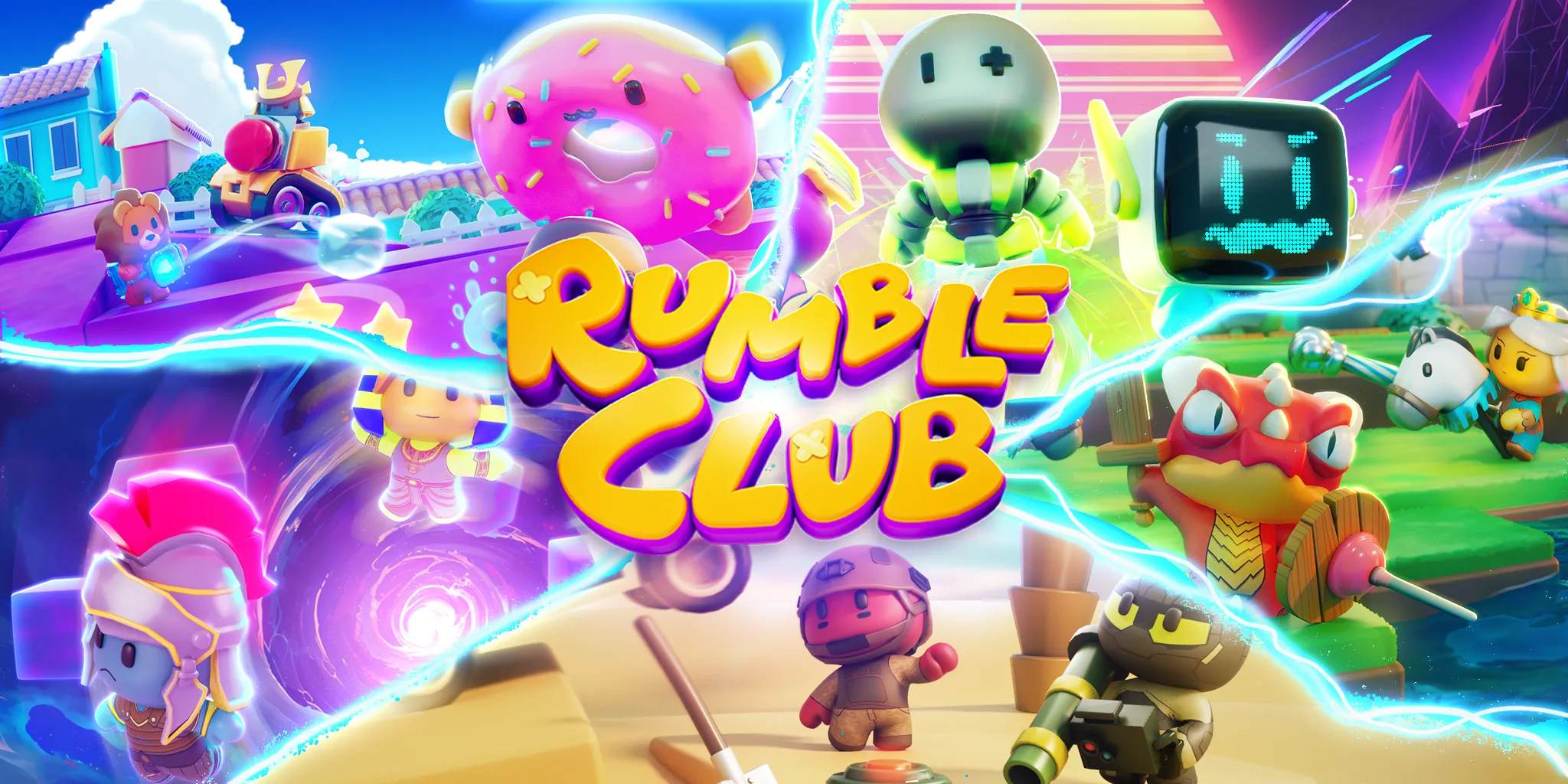 The mobile game Rumble Club: a physics-powered 20-player, last-one-standing battle royale