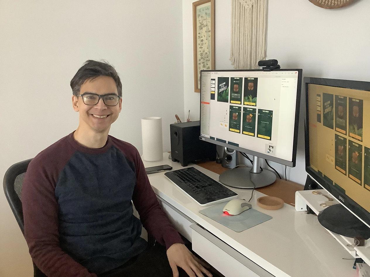 After launching Farkle in 2023, Kenji Wellman now works full-time on his ad-supported mobile game studio Yargies Games.